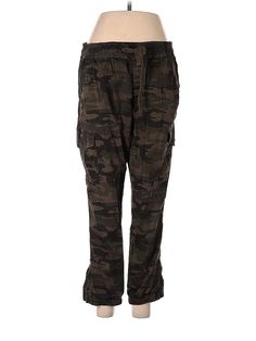 Sanctuary Cargo Pants Size: Medium Brown Bottoms - used. 97% COTTON, 3% SPANDEX, Cropped, Camo, Low Rise | Sanctuary Cargo Pants - Low Rise: Brown Bottoms - Size Medium Brown Cargo Pants, Green Cargo Pants, Green Bottom, Green Cargo, Medium Brown, Cargo Pants, Parachute Pants, Low Rise, Handbags For Women