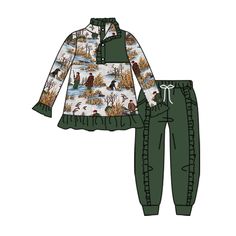 This pajamas is pre order,no moq Fabric: Milk Silk Long Sleeve Green Sleepwear For Playwear, Green Long Sleeve Sleepwear For Fall, Long Sleeve Pajama Sets For Fall, Long Sleeve Pajama Party Sets For Fall, Green Pajama Party Sets For Winter, Green Matching Set For Fall, Green Sets For Fall Loungewear, Green Loungewear Sets For Fall, Green Fall Loungewear Sets