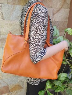 Check out this item in my Etsy shop https://www.etsy.com/listing/1023672633/orange-leather-tote-bag-soft-leather-bag Modern Orange Everyday Shoulder Bag, Cognac Tote Satchel For Office, Modern Orange Shoulder Bag For Travel, Modern Orange Everyday Bag, Modern Orange Everyday Bags, Modern Orange Bag With Top Carry Handle, Modern Orange Double Handle Shoulder Bag, Orange Shoulder Bag With Top Carry Handle For Shopping, Orange Shoulder Bag With Top Handle For Shopping