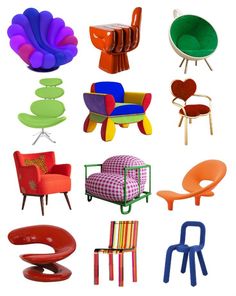 there are many different types of chairs on this page