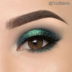 Summer Makeup Products Eyeshadow Smokey Eye, Green Eye Makeup, Best Makeup Tutorials, Makeup Tutorial Eyeshadow, Green Eyeshadow