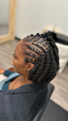 Instagram video by Janai Harris • Feb 29, 2024 at 9:29 PM Locks Styling For Women, Unique Dreadlocks Styles, Loc Bob With Bangs, Loc Bobs, Loc Twists, Loc Styles Medium, Loc Knots, Latest Dreadlocks Styles, Short Dreadlocks Hairstyles