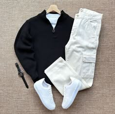 Mens Pants Fashion Casual, Mens Sweat Suits, Guys Fashion Casual, Mens Smart Casual Outfits, Classy Outfits Men, Fashion Edgy, Mens Casual Outfits Summer, Sweat Suit, Smart Casual Men