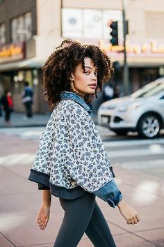 Shop the Ditsy Denim Jacket. Floral Denim Jacket, People Clothes, Classic Denim Jacket, Free People Jacket, Free People Clothing, Floral Denim, Free People Jeans, Looks Style