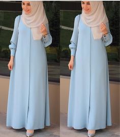 Abaya Hijab Gown, Projek Menjahit, Estilo Hijab, Stile Hijab, Islamic Dress