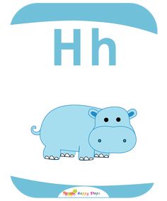 the letter h is for hippo