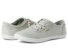 BOBS from SKECHERS Bobs B Cute - Women's Shoes : Sage : Verified vegan construction. For information on how BOBS contributes to the community, please visit the page. The BOBS from SKECHERS Bobs B Cute sneaker offers a laced design that will simplify your casual-chic look for any day of the week. Canvas upper features a frayed trim for a deconstructed look. Round toe. Signature logo accents at side and heel. Breathable fabric lining. Memory Foam cushioned insole for added comfort. Textured midsol Casual Everyday Sneakers With Laces, Bob Shoes, Cute Womens Shoes, Skechers Bobs, Cute Sneakers, Skechers Women, Signature Logo, The Community, Keds