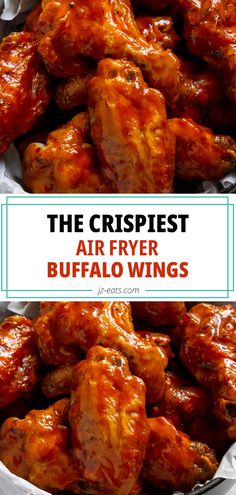 the crispest air fryer buffalo wings recipe