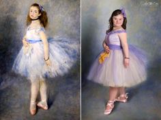 Photographer creates duplicates of famous paintings using individuals with Down syndrome Julie Manet, World Famous Paintings, Most Famous Paintings, Famous Art, Kids Room Art, Beauty Videos, Kids Art Projects