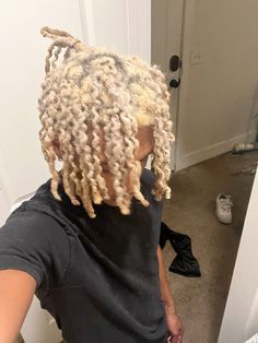 Dreadlock Barrel Twist, Blonde Two Strand Twist Men, Tapered Hairline Dreads, White Dreads Men, Gray Dreads, Ombré Dreads, Locs Blonde, Bleached Dreads, Platinum Locs