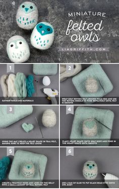 instructions for how to make an owl pillow