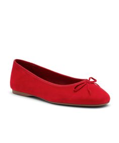 Crafted of premium suede, this red round-toe ballet flat is soft to the touch. This silhouette was crafted with our Barefoot Ballerina technology, which includes a completely flexible leather-lined footbed that bends with you as if you are barefoot, but still offers full arch support and seven layers of cloud-like comf Suede Ballet Flats, Red Suede, Travel Europe, Ballet Flat, Outdoor Wear, Dream Board, Arch Support, Womens Flats, Ballet Flats