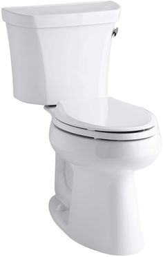 a white toilet with the lid up and no tank cover on, in front of a white background