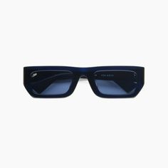 MIDNIGHT NAVY ACETATE / NAVY LENS / SILVER HARDWARE DESCRIPTION Polaris is a versatile interpretation of flat-top frames that can be styled for a retro or futuristic look. Its bold silhouette is completed with wide temples and 3-pin rivets at each hinge for durability. We plant a tree for each pair of glasses sold on o Blue Glasses, Barrel Hinges, Blue Sunglasses, Prescription Eyewear, Instagram Tags, Eyewear Brand, Midnight Navy, Warm Grey, Flats Top