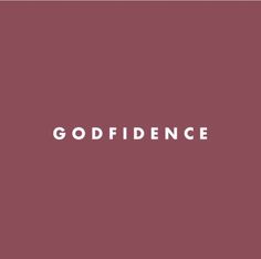 the word goddience on a maroon background