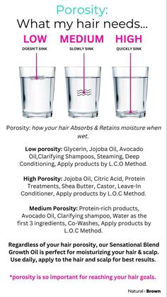 Low Porosity Hair Products, Natural Hair Care Tips, Hair Porosity, Hair Maintenance, روتين العناية بالبشرة, Hair Care Tips