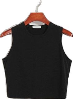 Crop Tank Top T-Shirt - rulesfitness Basic Crew Neck Tank Top, Trendy Black Crew Neck Tank Top, Sporty Black Tank T-shirt, Black Sporty Tank T-shirt, Trendy Black Muscle Tank Tee, Trendy Black Tank Muscle Tee, Black Trendy Muscle Tank Tee, Black Tank T-shirt For Workout, Basic Black Crew Neck Muscle Tee