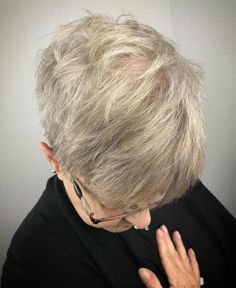 Short Textured Pixie for Thinning Hair