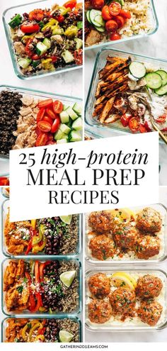 high protein meal prep recipes Protein Meal Prep Recipes, Protein Meal Prep, Food To Gain Muscle, Easy High Protein Meals, High Protein Meals, Quick Protein, Low Carb High Protein, Counting Carbs, Protein Dinner