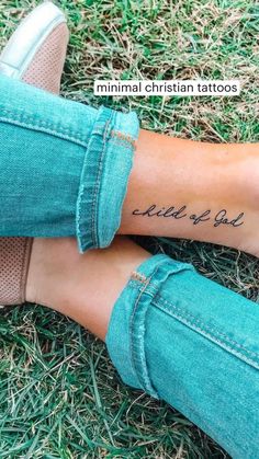 a woman's foot with the word love on her left side and an inscription that reads