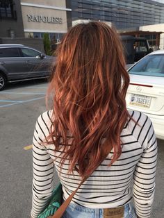 Red Balayage Hair, Gold Hair Colors, Hair Color Rose Gold, Ombre Highlights, Long Red Hair, Super Hair, Rose Gold Hair, Ombre Hair Color, Auburn Hair