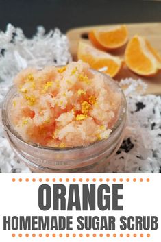 Easy Sugar Scrub, Coffee Sugar Scrub, Natural Sugar Scrubs, French Vanilla Coffee, How To Make Orange, Lip Scrub Homemade