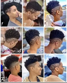 Undercut Ideas, Tapered Haircut For Women, Hairstyle For Black Women, Undercut Styles