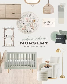 Woodland Nature Nursery Theme Finn Sage Green Crib, Sage And Natural Nursery, Woodlands Nursery Neutral, Sage Green Animal Nursery, Sage Green Nursery Furniture, Green Leaf Nursery, Green Natural Nursery, Nursery With Sage Green Accents, Green Crib Nursery Boy