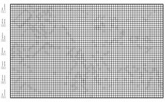 a graph paper with lines that are not parallel to each other, and the number of squares