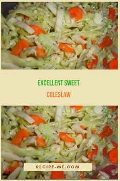 an image of coleslaw with carrots and celery