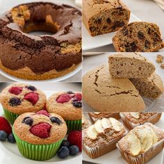 there are many different types of cakes and muffins