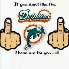 two thumbs up with dolphins on them and the caption if you don't like the dolphins, these are for you