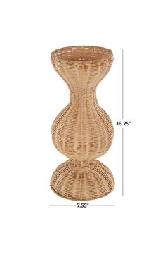 This curvy vase crafted from rattan serves as a standalone decor statement or a place to showcase your favorite stems. 8" x 8" x 16" Rattan/iron Spot clean Imported Curvy Vase, Rattan Vase, Sage Home, Cole Haan Women Shoes, Vase Crafts, Concert Looks, Straw Bags, Cole Haan Women, Flip Flop Slippers