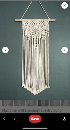 the macrame wall hanging tapestry boho is on sale for $ 5 99