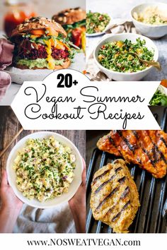 the top 20 vegan summer cookout recipes