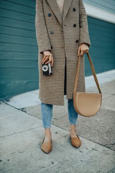 Beige Winter Coat, Mode Mantel, Fall Fashion Coats, Best Winter Coats, Look Plus Size, Coat Trends, Beige Plaid, Cute Spring Outfits, Plaid Coat