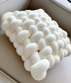 there is a pillow made out of marshmallows