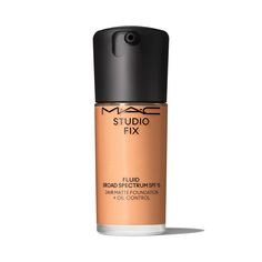 Studio Fix Fluid SPF 15 24HR Matte Foundation + Oil Control Our original matte has been remastered. The iconic 24-hour buildable, breathable foundation you know – and your skin loves – has been Fix-ed and remixed with a soft-matte finish. The NEW good-for-skin formula is infused with 87% skincare ingredients, including sugar kelp extract to control oil along with red algae extract and hyaluronic acid to hydrate skin over time. NEW Pro Fluid Technology™ moves with skin for a natural look and comf Mac Studio Fix Fluid, Foundation With Spf, Long Lasting Foundation, Skin Undertones, Mac Studio Fix, Mac Studio, Red Algae, Teacher Discounts, Studio Fix