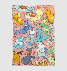 cutest monsters from pokemon Ultra soft fleece blanket Pokemon Blanket, Fleece Blankets, Cute Monsters, Blanket Wrap, Luxury Blanket, Plush Blanket, Future Kids, Advanced Technology, Soft Plush