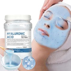 PRICES MAY VARY. Pure natural face mask skin care: does not contain any industrial materials, suitable for all skin types, no parabens, no mineral oil, Jelly masks are made mainly with refined alginate.maintenance with confidence. Mixing ratio: Mask powder and water are mixed in a ratio of 4:3. If you feel that it is too thin and it will slide down your face, you can add more powder. If you feel that it is too dry to fully absorb, you can add some water. If you With some patience, you will save Jelly Facial Mask, Jelly Masks, Jelly Face Mask, Face Mask Skincare, Rubber Mask, Mask Skincare, Gel Face Mask, Facial Therapy, Mask Skin