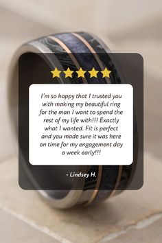 We’re so grateful to craft pieces that mark the start of forever. Our goal is to make your special day unforgettable and a lifetime of memories even more meaningful. Women's Wedding Bands, Gibeon Meteorite, Men's Wedding Bands, How To Waterproof Wood, Custom Wedding Band, Customer Testimonials, I Trusted You, Unique Wedding Bands, Deer Antler