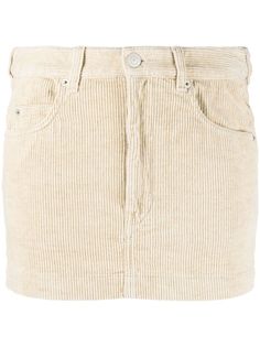 Rania corduroy miniskirt from MARANT ÉTOILE featuring beige, cotton, corduroy, belt loops, concealed fly and button fastening, classic five pockets and thigh-length. This item is in size 36 and the color is Beige Corduroy Mini Skirt, Fame Dr, Airport Fashion, Van Cleef Arpels, Straight Skirt, Cotton Skirt, Yoga Wear, Dolce & Gabbana, Lady Dior