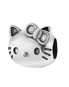 New Hello Kitty face Sterling Silver Charm For Pandora jewelry Bracelet. New, never used sterling silver Hello Kitty charm fits Pandora bracelet. Has 925° stamp. Fits Pandora moments bracelet, Troll, Chamilia, Kay, Carlo Biagi, Zable bracelets. (Not one above included). This charm is a great gift for Birthday, Valentine's Day, Mother's Day, Christmas, Graduation Gifts, Bridal Gifts or any special occasion. Fast shipping in a plastic bag and a black velvet pouch with a silver polish cleaner cloth. Clean, smoke, pet free house.Care suggestions: Avoid direct contact with Salt water, chlorine, sulfur, humidity, household cleaners, moisturizers, hair products, and perfumes. As these may cause discoloration. Store jewelry in a tarnish-resistant jewelry pouch or Jewelry box. Polish Frequently wit Pandora Moments Bracelet, Hello Kitty Charm, Hello Kitty Face, Pandora Jewelry Charms, Disney Charms, Pandora Jewelry Bracelets, Pandora Bracelet Charms, Pandora Style, Pandora Bracelets