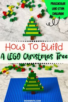 how to build a lego christmas tree with instructions for building it in less than 10 minutes