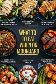 Enhance your weight loss journey with Mounjaro by following this essential 7-day Mounjaro diet plan. Mounjaro is designed to help manage blood sugar and support weight loss, and the right diet can amplify its effects. Discover balanced Mounjaro recipes, tips, and a list of foods that complement your medication effectively. Mounjaro Meal Plans, Mounjaro Meals, Best Diet When on Mounjaro, Food To Eat When Taking Mounjaro, What is Mounjaro. #MounjaroDiet #MounjaroMealPlans #Mounjaro Mounjaro Food Ideas, What To Eat On Mounjaro Diet, Mounjaro Diet Plan, Mounjaro Diet Recipes, Mounjaro Meal Ideas, What To Eat While On Mounjaro, Tirzepatide Meal Plan, Mounjaro Diet Meal Plan, Ozempic Recipes