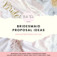 bridesmaid proposal ideas for bridals and wedding party guests to share on social media