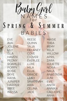 Unique Girl Middle Names, Sweet Baby Girl Names, Middle Names For Girls, Sweet Baby Names, Cool Baby Names, Baby Name List