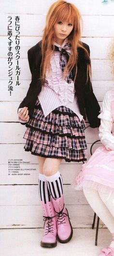 Miau *~* Kei Visual, Harajuku Fashion Street, 일본 패션, Harajuku Girls, Fashion Wallpaper, Tokyo Fashion, Japanese Street Fashion, Mode Inspo