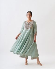 Ensembles– Page 4– VAAYA Kurta Dress, Eid Collection, Shalwar Kameez, Good Design, Indian Designer, Loose Pants, Indian Designer Wear, Pretty Pastel, Green Amethyst