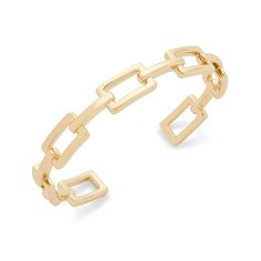 PRICES MAY VARY. Modern with an Edge: The Huxley Cuff has a smooth design of an elongated linked chain - the perfect statement bracelet 14k Gold Plated: This 2.5" adjustable gold bracelet for women is made of high-polish 14k gold plating over brass Elevate Any Ensemble: A little delicate glamour. A bracelet versatile enough to style with your everyday outfits or wear for a night out Slate Collection: Sleek, modern jewelry with an edge. Grounded in neutral colors and stones, these pieces are desi Adjustable Gold Bracelet, 2022 Jewelry, Bracelet Pack, Packing Jewelry, Gold Bracelet For Women, Gold Bracelet Cuff, Statement Bracelet, Jewelry Online Shopping, Bracelet For Women